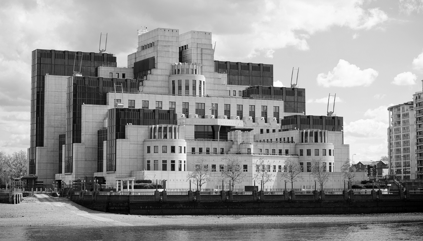 The headquarters of the British Secret Intelligence Service (SIS or MI6) in London.