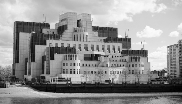 The headquarters of the British Secret Intelligence Service (SIS or MI6) in London.