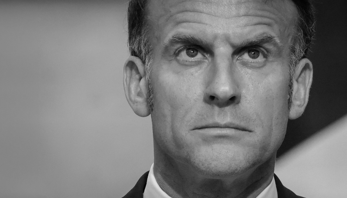 French President Emmanuel Macron, on 21 April 2026 in Paris.