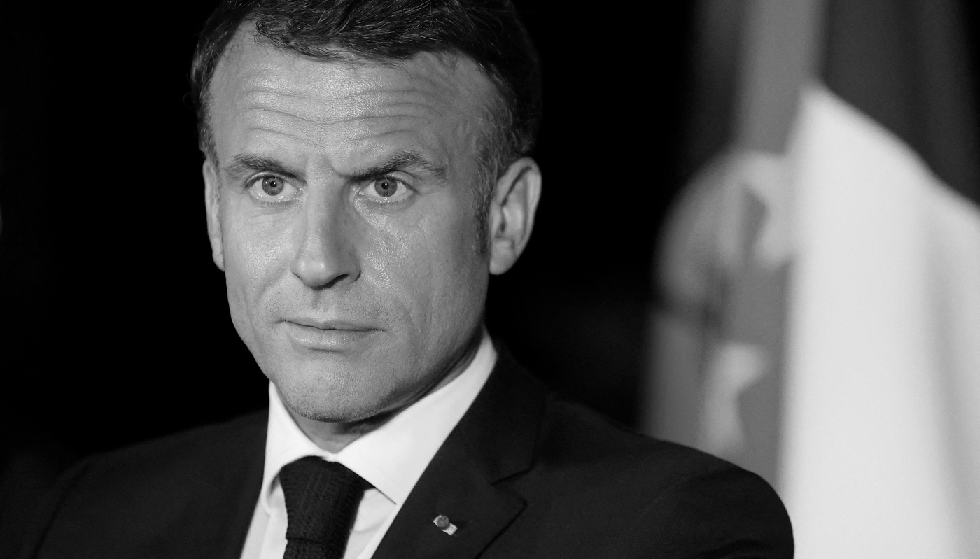 French President Emmanuel Macron in Nouméa, New Caledonia, on 23 May 2024.