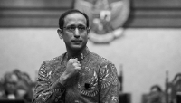 Former Indonesian education minister Nadiem Makarim at the Indonesian Corruption Court in Jakarta, on 30 June 2026. 