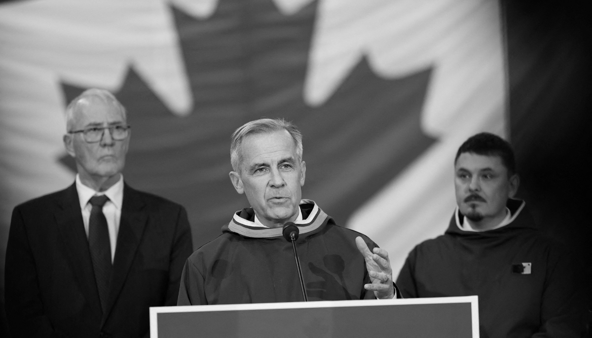 Canadian Prime Minister Mark Carney in Iqaluit, in the Arctic territory of Nunavut, Canada, on 18 March 2025.