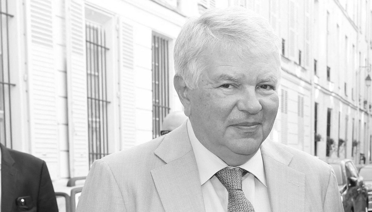 The Russian ambassador to France Alexei Mechkov, on 10 September 2023 in Paris.
