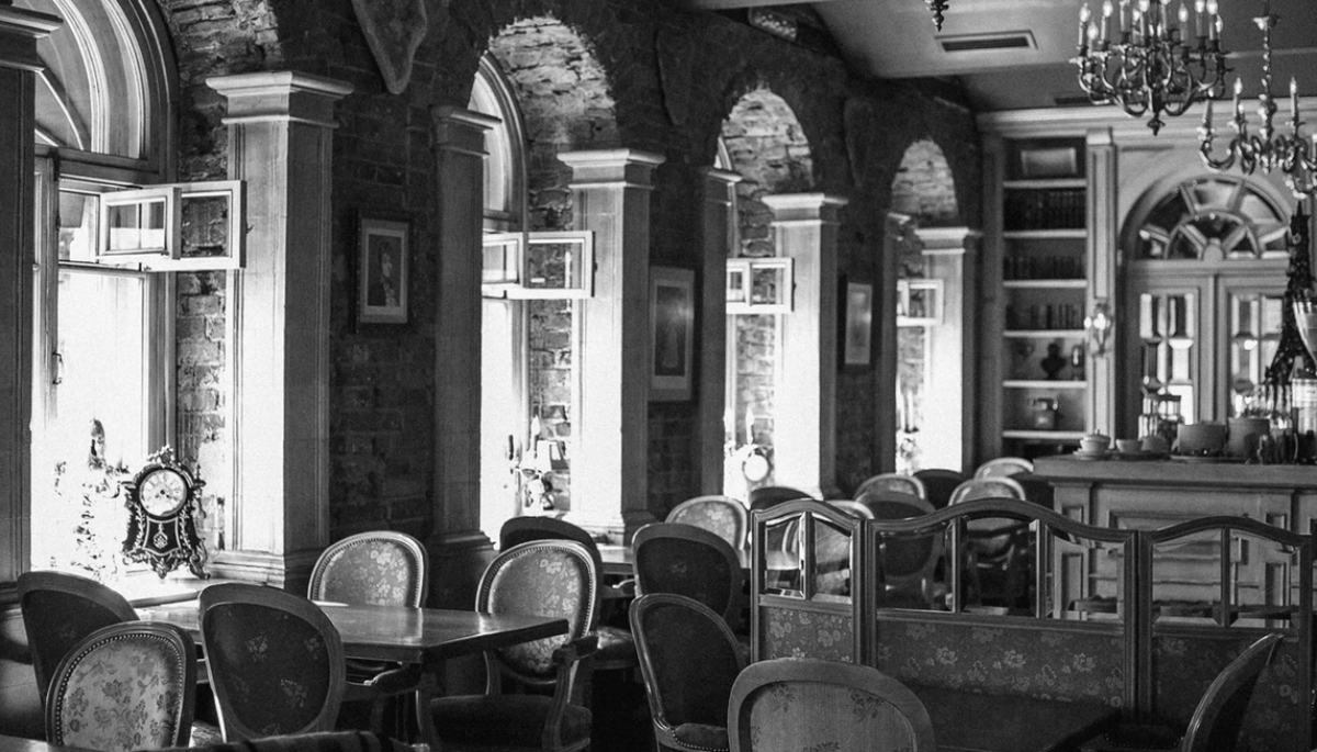 Café Michel in Moscow. 