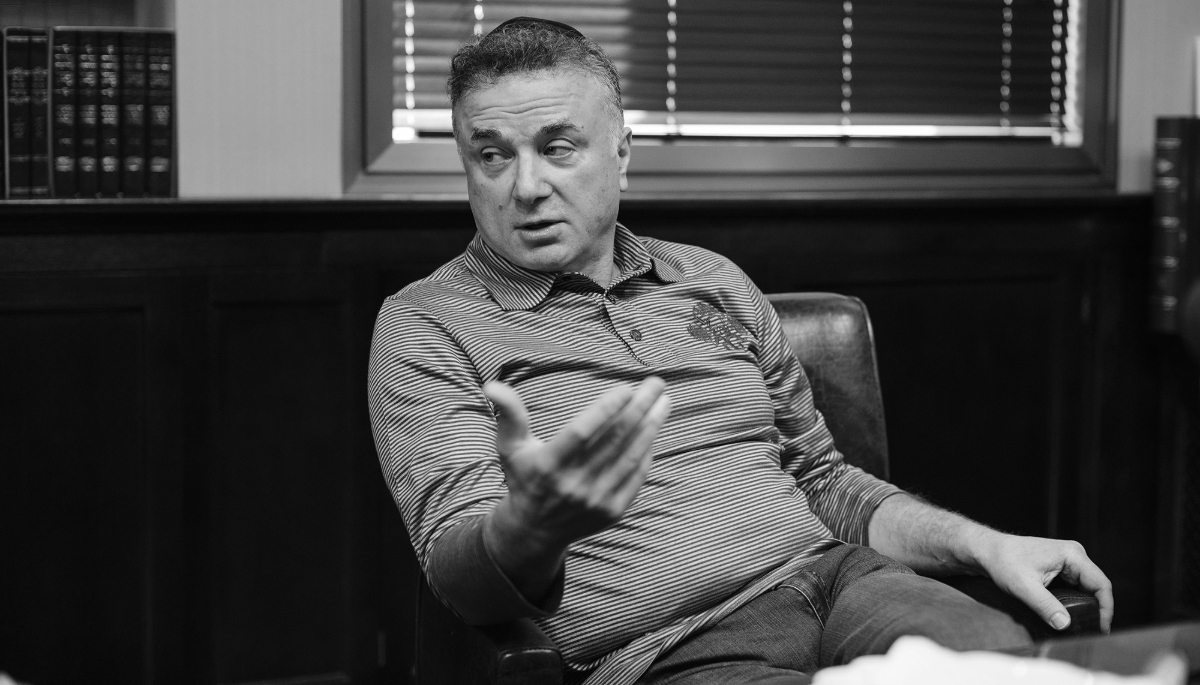 Businessman Mikhael Mirilashvili in Herzliya (Israel) in 2019.