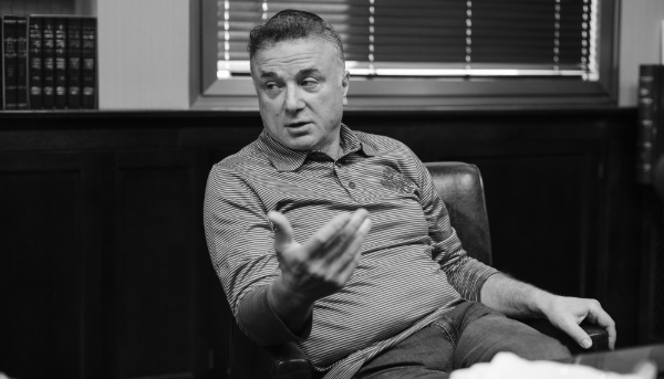 Businessman Mikhael Mirilashvili in Herzliya (Israel) in 2019.