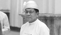 Min Aung Hlaing, President of the Republic of the Union of Myanmar, on 10 April 2026 in Naypyidaw.