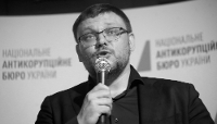 Semen Kryvonos, Director of Ukraine’s National Anti-Corruption Bureau (NABU), in Kyiv, on 12 May 2026.