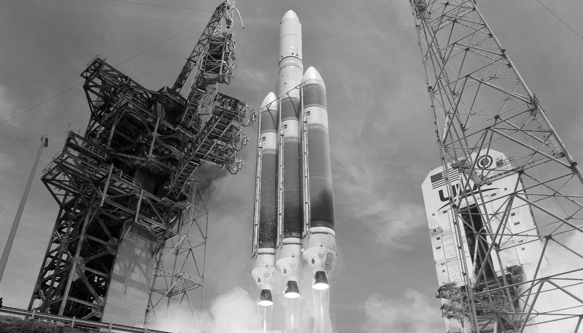 Launch of a rocket from Cape Canaveral space station (Florida) carrying a classified spy satellite for the National Reconnaissance Office (NRO), 9 April 2024.