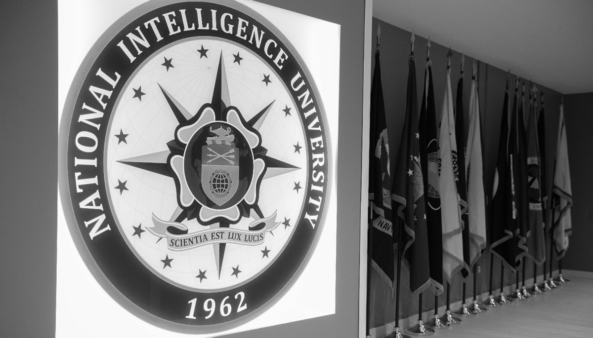 The logo of the National Intelligence University (NIU), the ODNI body responsible for higher education within the intelligence community.

