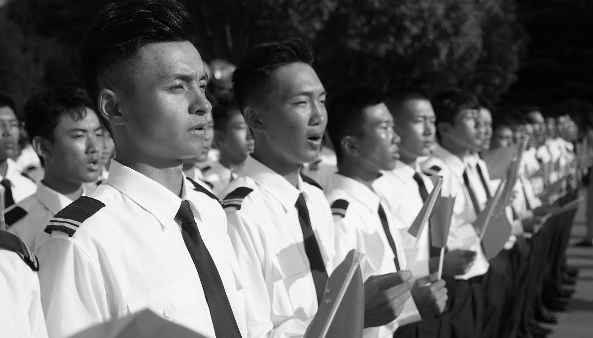 Students from Nanjing University of Aeronautics and Astronautics in China.
