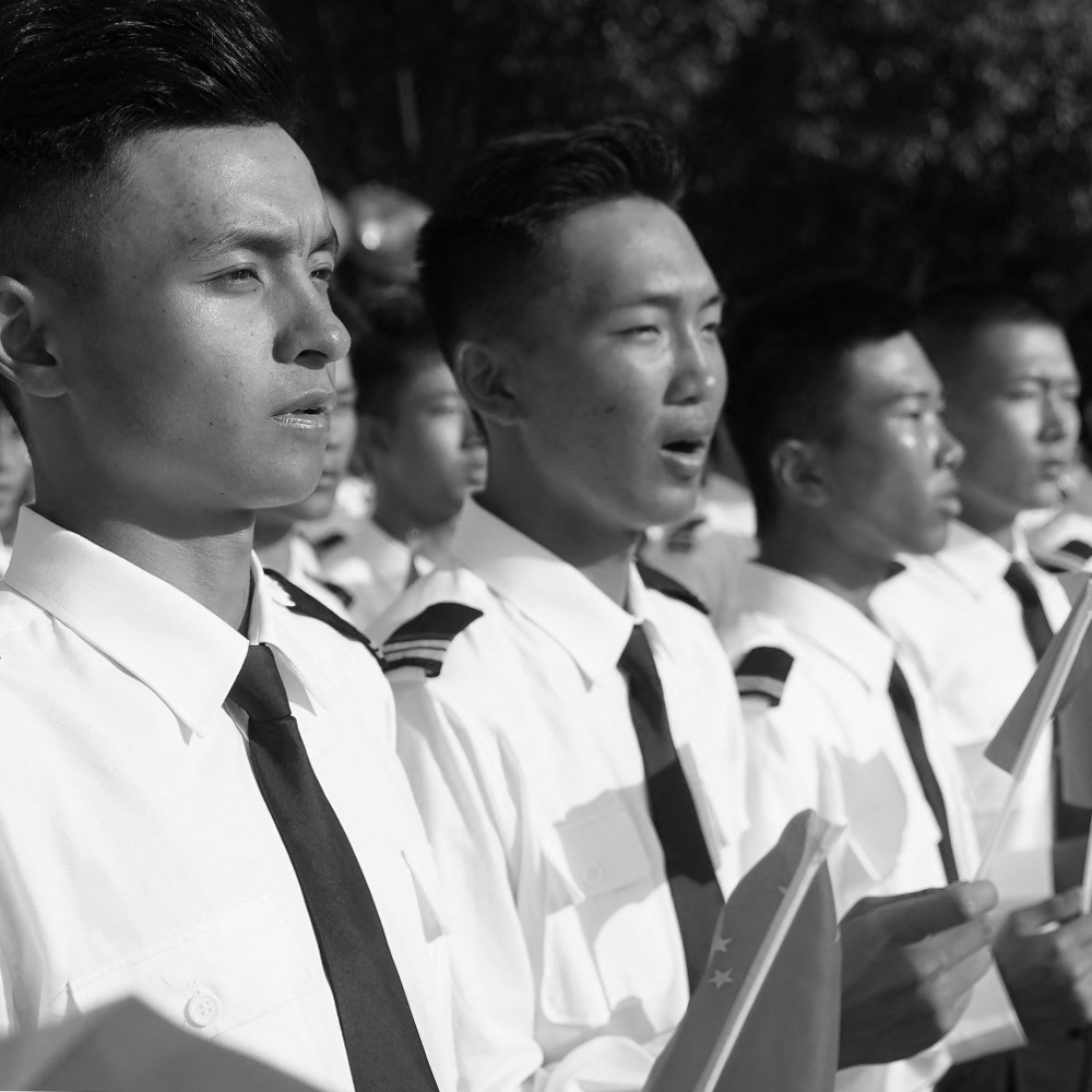 Students from Nanjing University of Aeronautics and Astronautics in China.