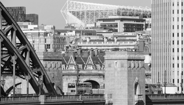 The city of Newcastle in England, where the Italian aerospace group Leonardo has moved its main UK research capabilities.