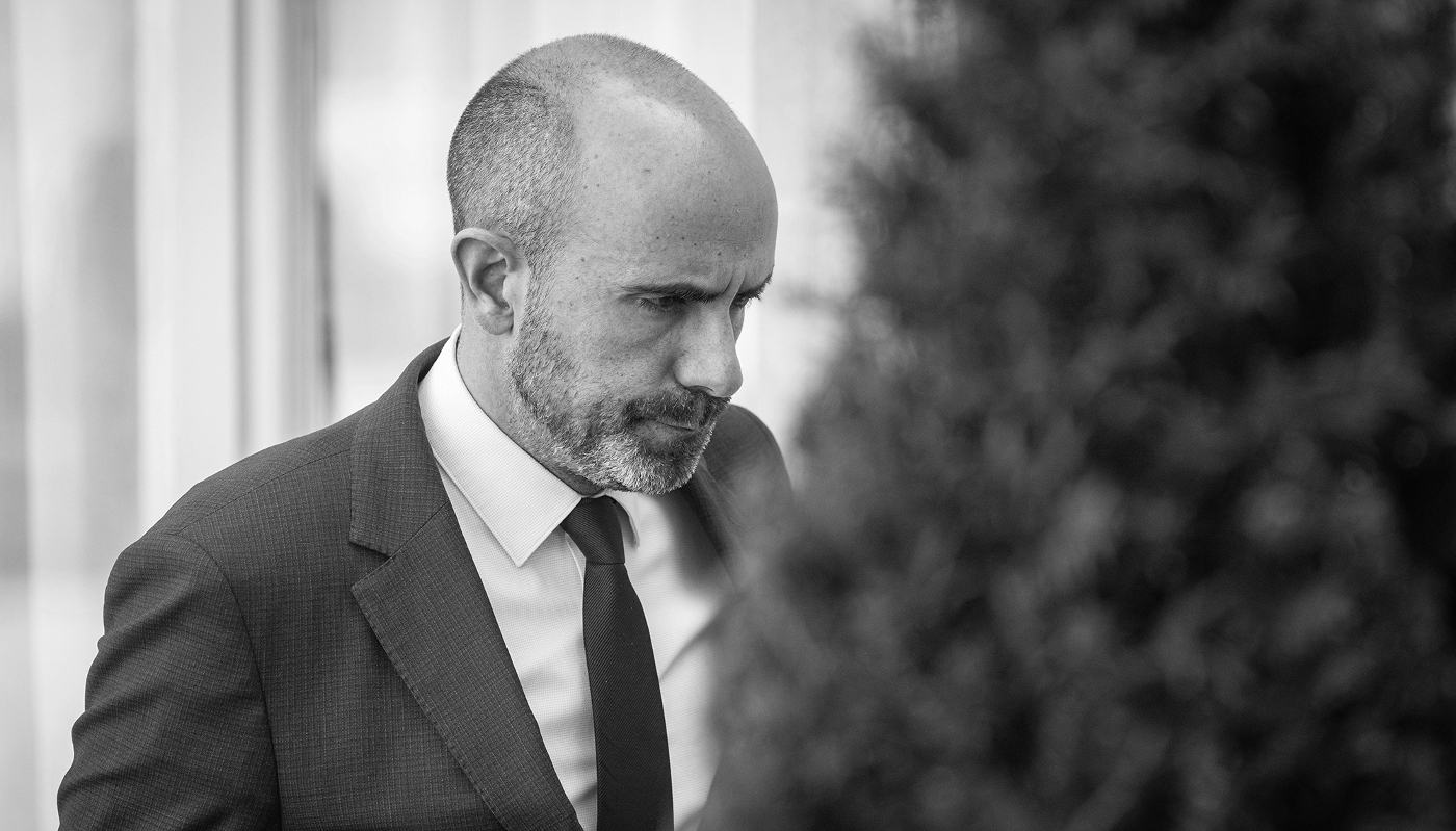 DGSE director Nicolas Lerner leaving the Council of Ministers at the Elysée, on 10 April 2024.
