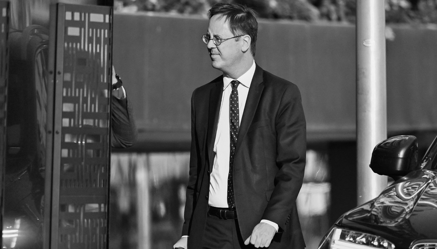Nicolas Roche, head of France's SGDSN defence and national security secretariat, outside the Grand Hotel during the Bilderberg meeting in Stockholm, Sweden, on 12 June 2025.