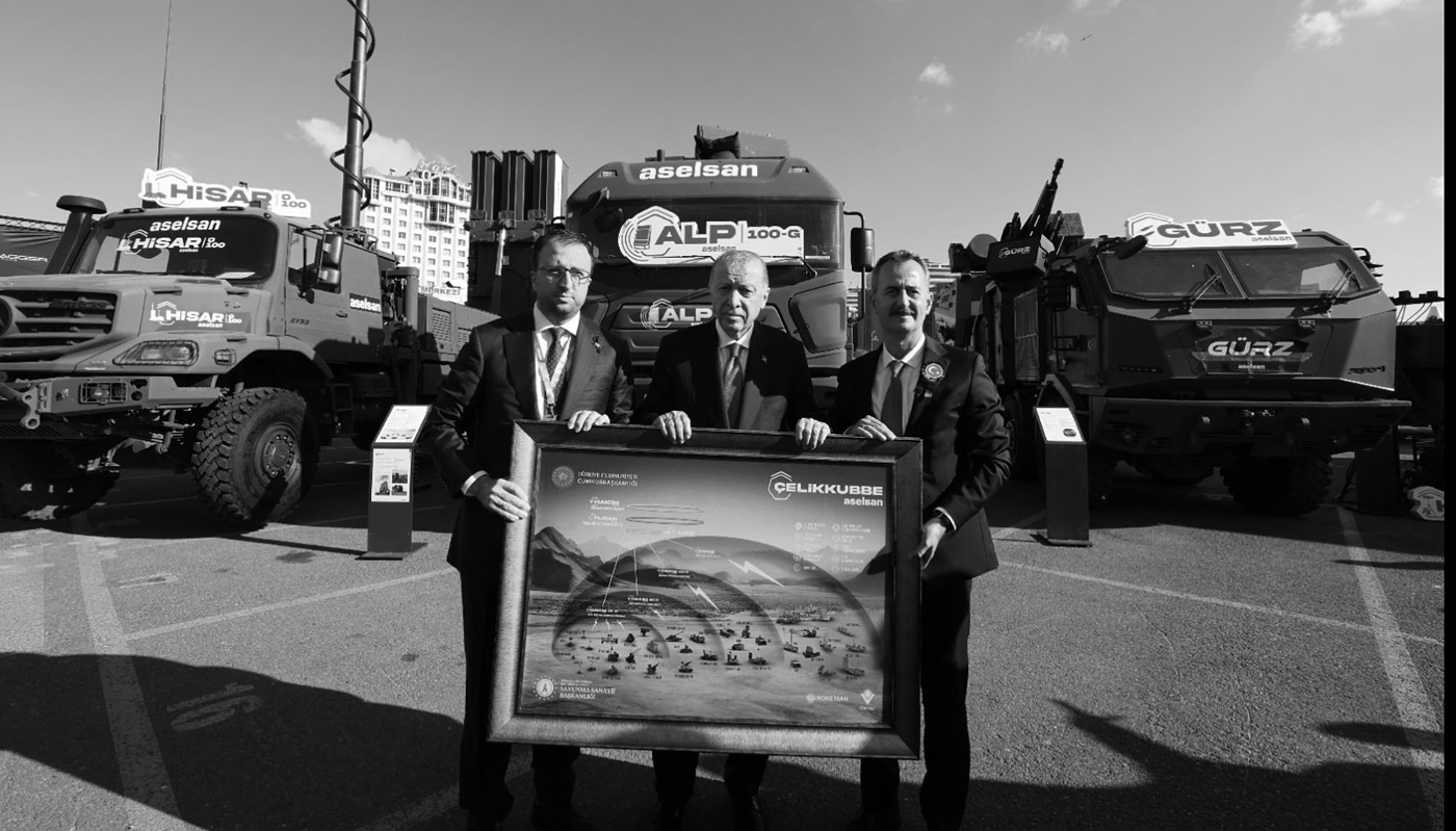 Aselan's ‘Steel Dome’ (çelik kubbe) project was presented to Turkish President Recep Tayyip Erdogan at the Saha Expo trade fair in Istanbul in October 2024.