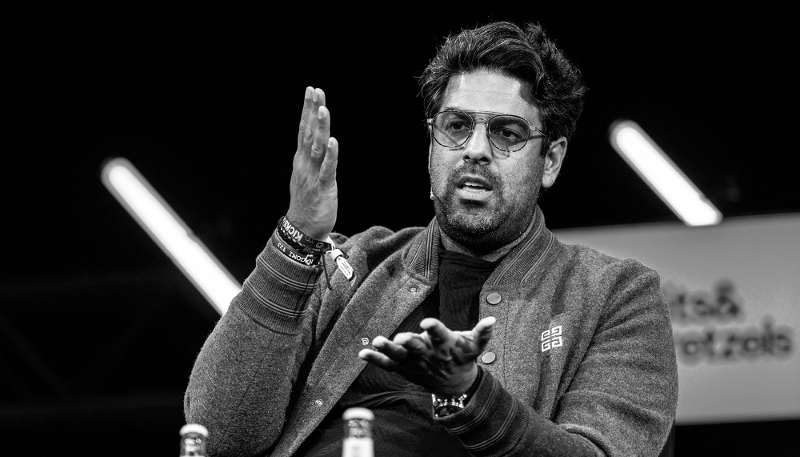 Sachin Duggal, founder of Builder.ai, on 29 September 2024 in Munich. The start-up filed for bankruptcy in June 2025.