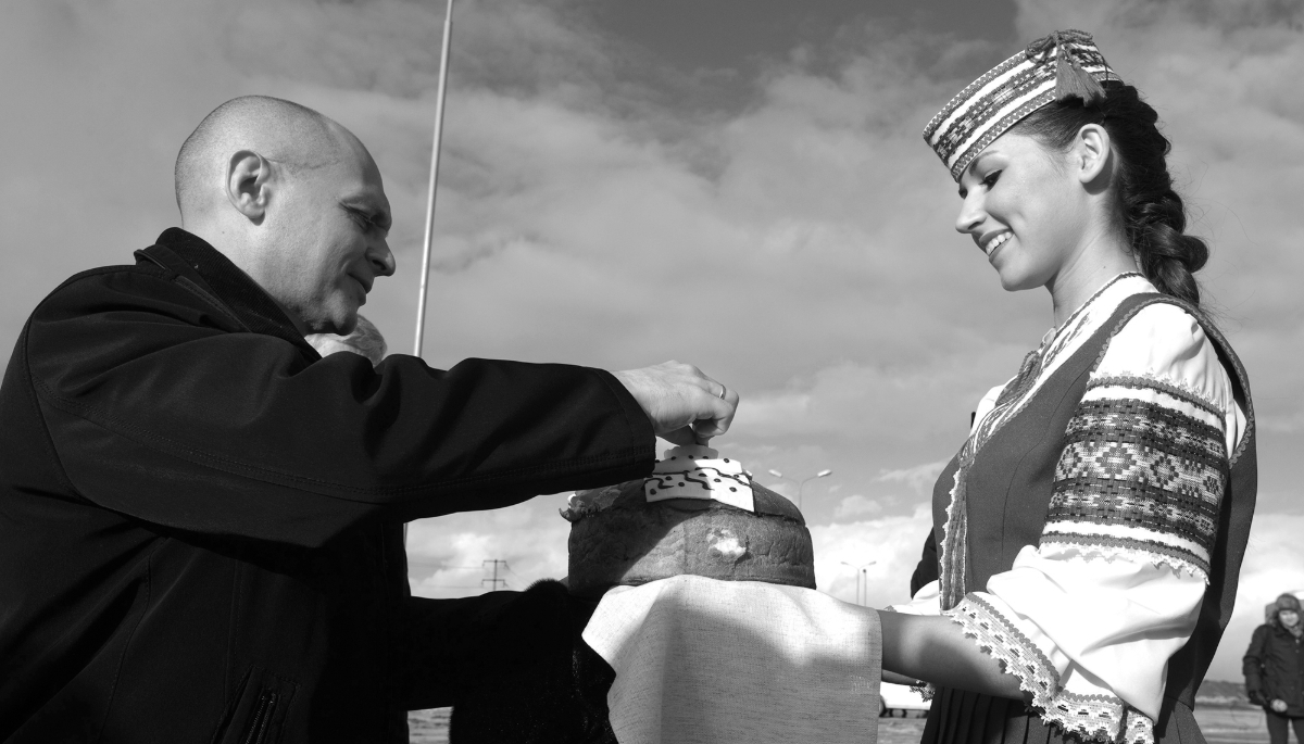 Sergey Kiriyenko in Ostrovets, in Belarus, 1 February 2013.