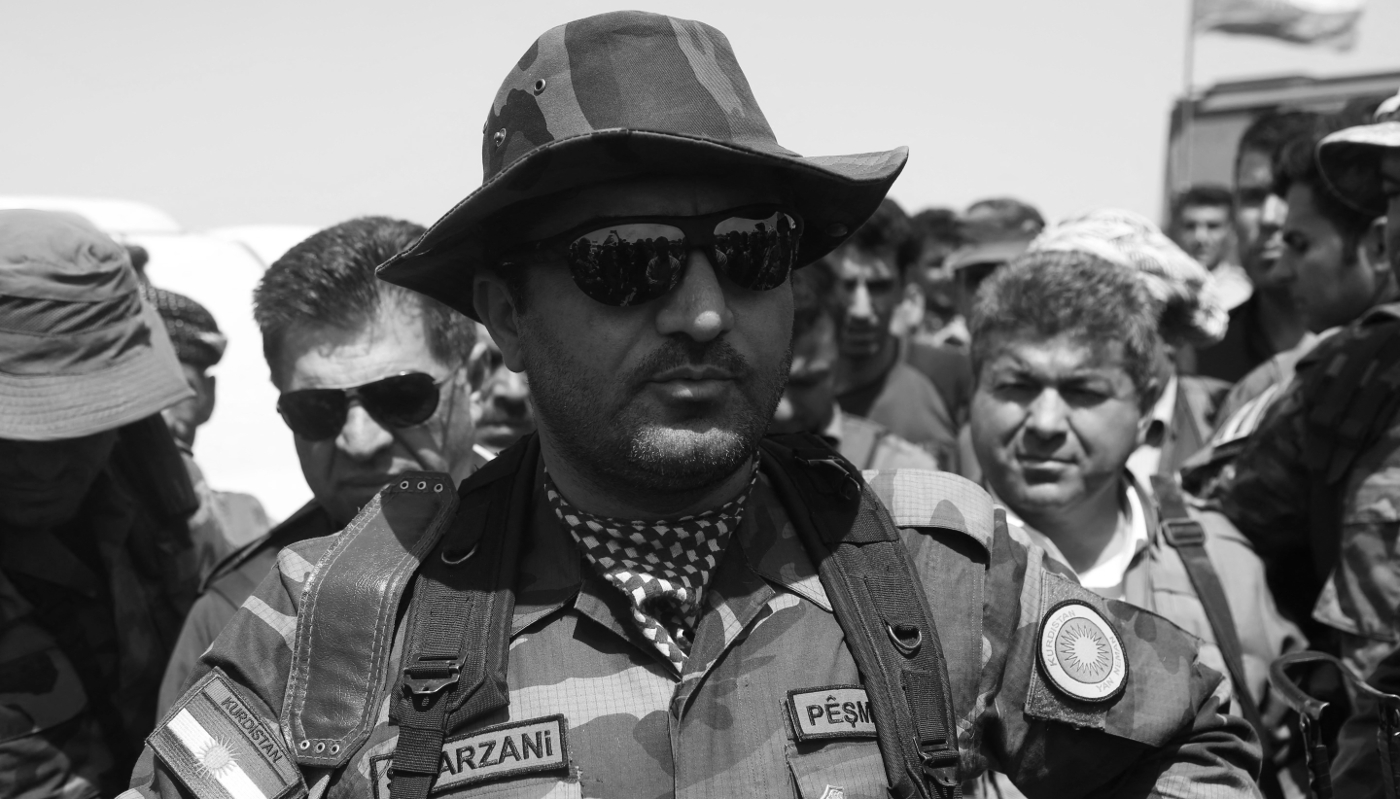 Sirwan Barzani near Mosul, Iraq, on 14 August, 2016.