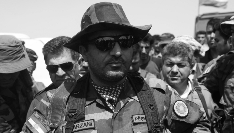 Sirwan Barzani near Mosul, Iraq, on 14 August, 2016.