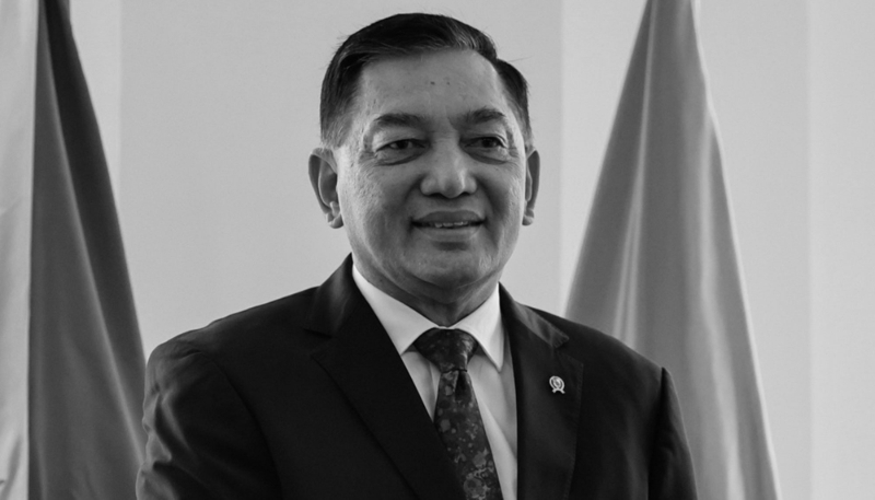 Indonesian Defence Minister Sjafrie Sjamsoeddin.