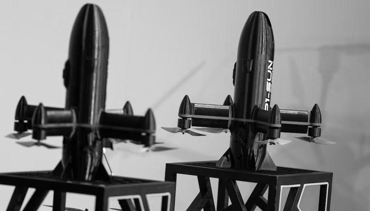 Interceptor drones developed by Ukrainian company Skyfall.