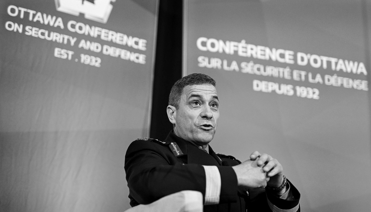 Canada's Joint Operations Commander, Steve Boivin, received a visit in July from the director of AWS Canada.