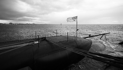HMAS Farncomb, a Royal Australian Navy Collins-class submarine, in Melbourne.