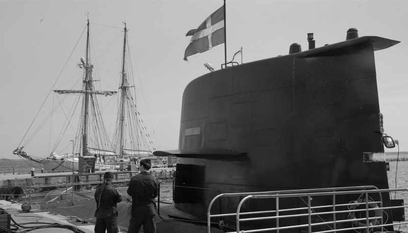 View of the naval base of Karlskrona, Sweden, 25 May 2023. 