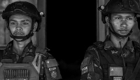 Soldiers of the People's Defence Forces (PDF).
