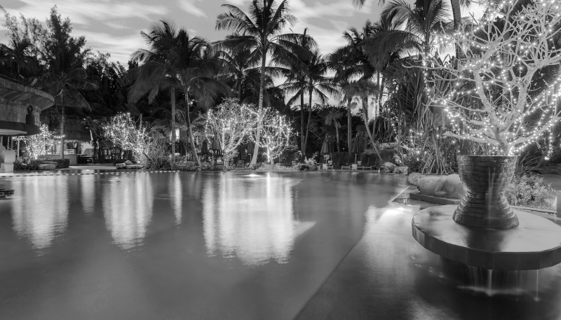 The charming swimming pool at Tropical Resort, Phuket.