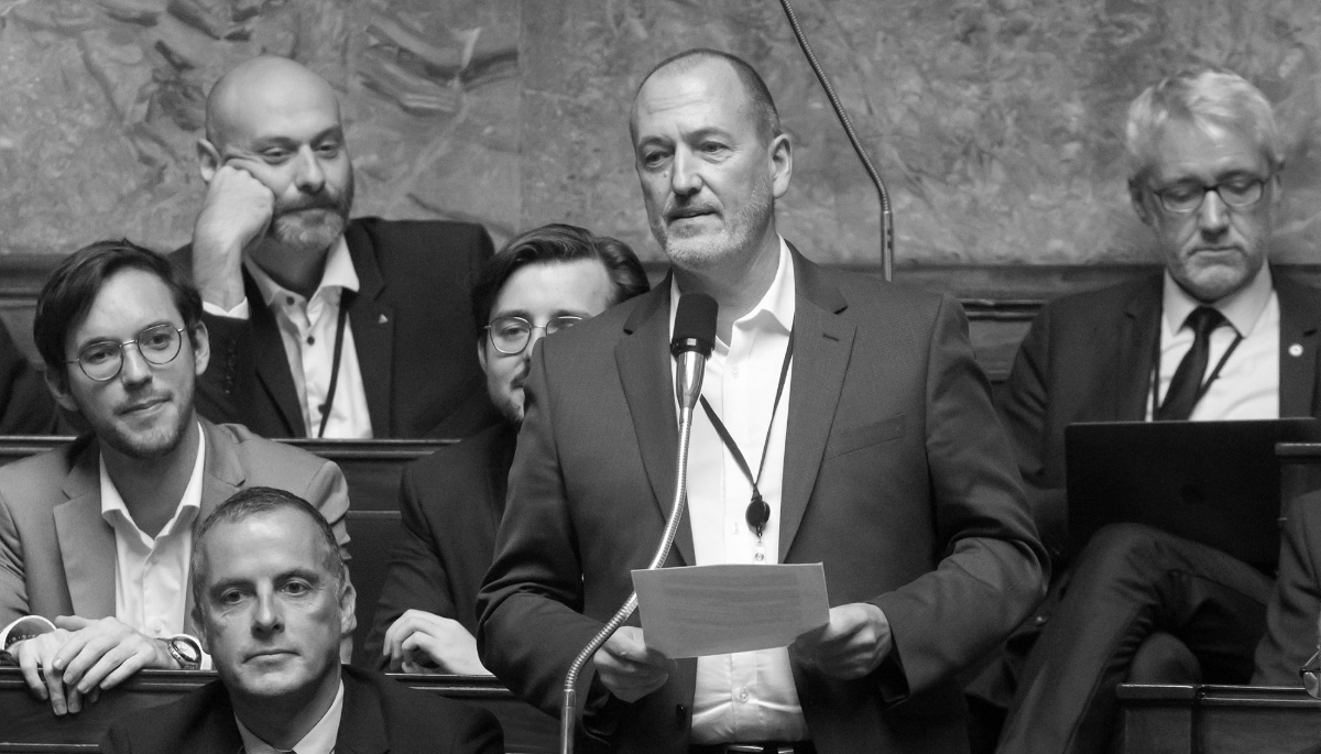 Member of French Parliament Roger Vicot (pictured here at the National Assembly in 2022) is one of the three rapporteurs of the anti-narcotics bill.