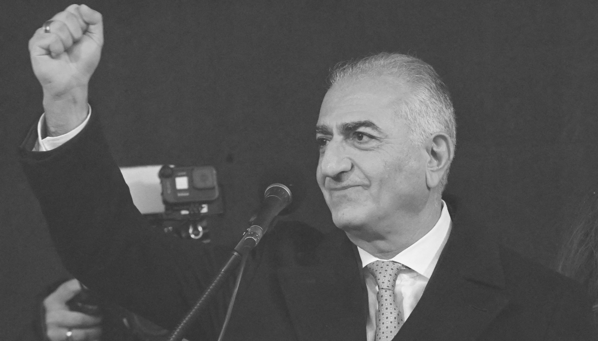 Reza Pahlavi, son of the deposed Iranian Shah Mohammad Reza Pahlavi, on 14 February 2026 in Munich.