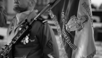 A soldier from the French Cyber Defence Regiment, in Paris, on 6 January 2026. 