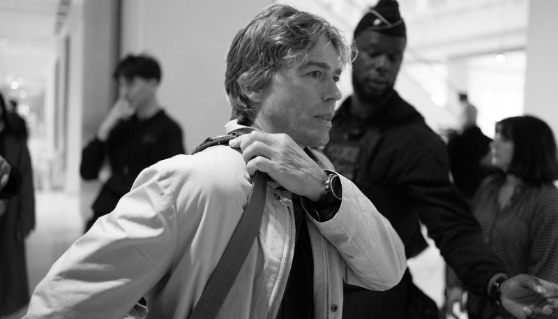 Former Norwegian domestic intelligence officer Jacob Waerness arriving at the Paris court on the opening day of the trial of French cement group Lafarge, on 4 November 2025.