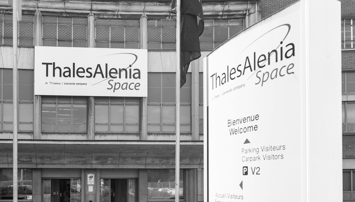 The Thales Alenia Space site at Mont-sur-Marchienne in Belgium in 2022.