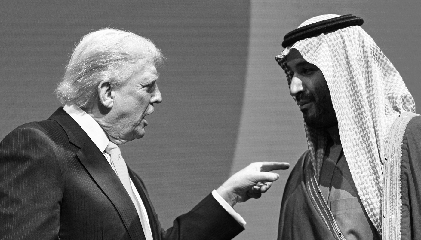 US President Donald Trump and Crown Prince of the Kingdom of Saudi Arabia Mohammed bin Salman in Washington, DC on 19 November 2025.