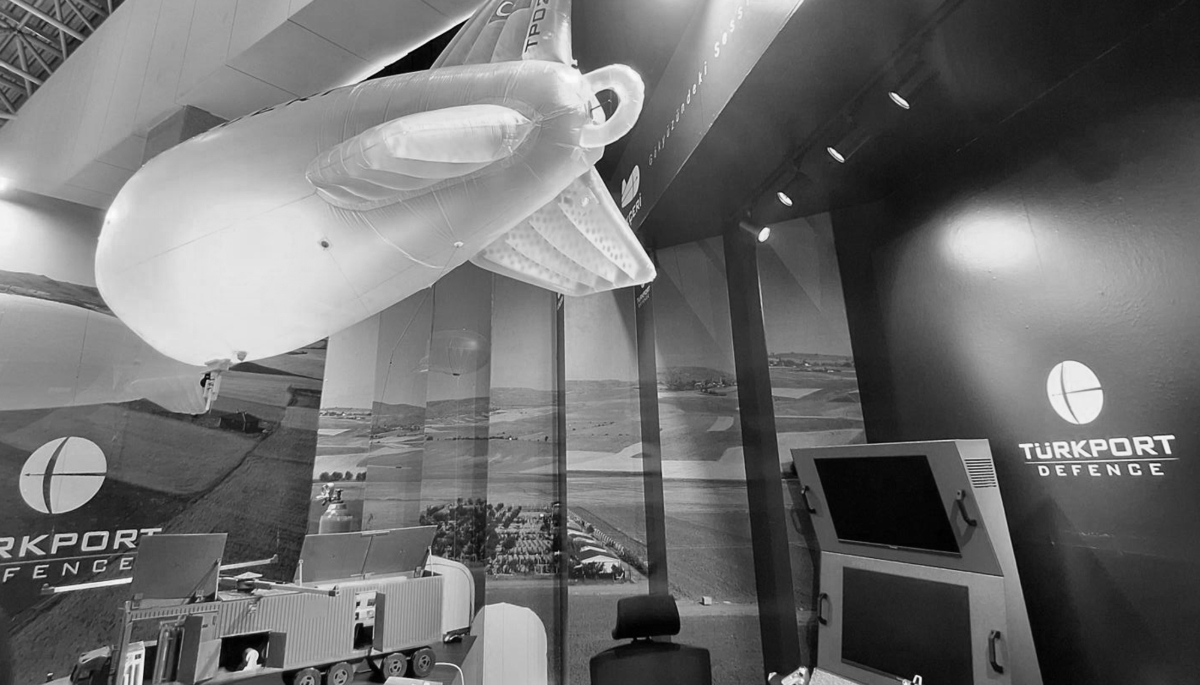 Türkport's stand at the IDEF defence industry fair held in Istanbul on 22-27 July 2025.