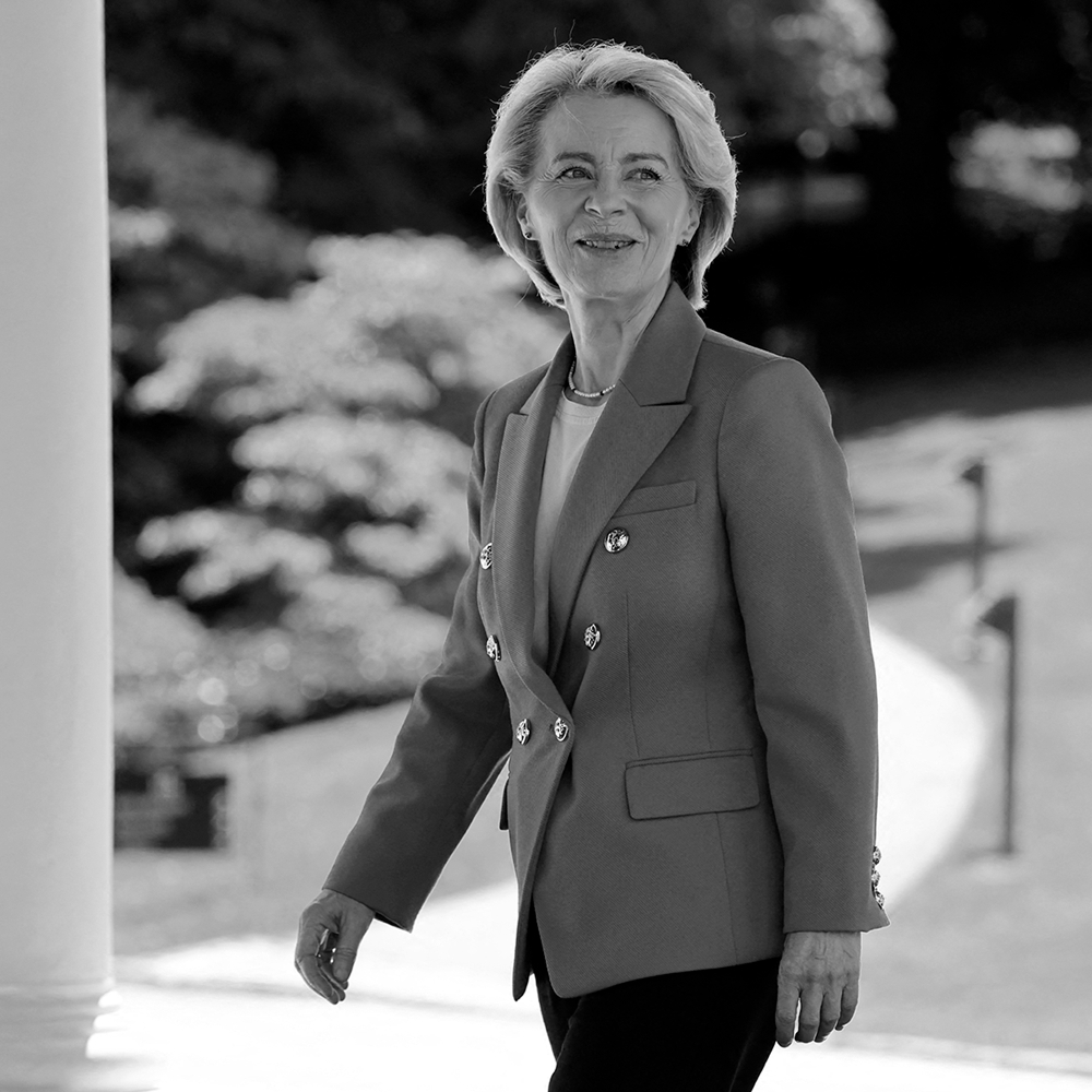 European Commission President Ursula von der Leyen arriving at the Hotel Royal ahead of the G7 summit, in Evian, France, on 15 June 2026.