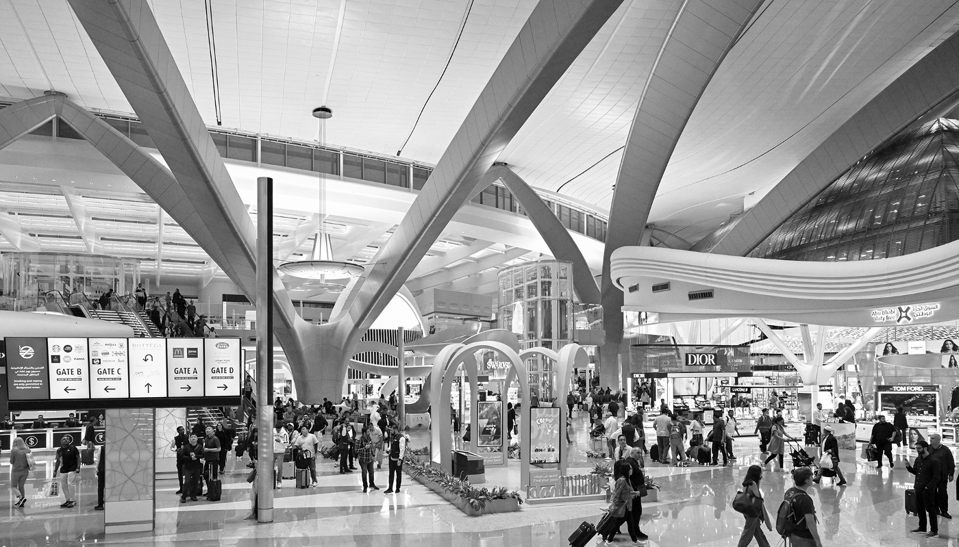 Zayed International Airport, Abu Dhabi.