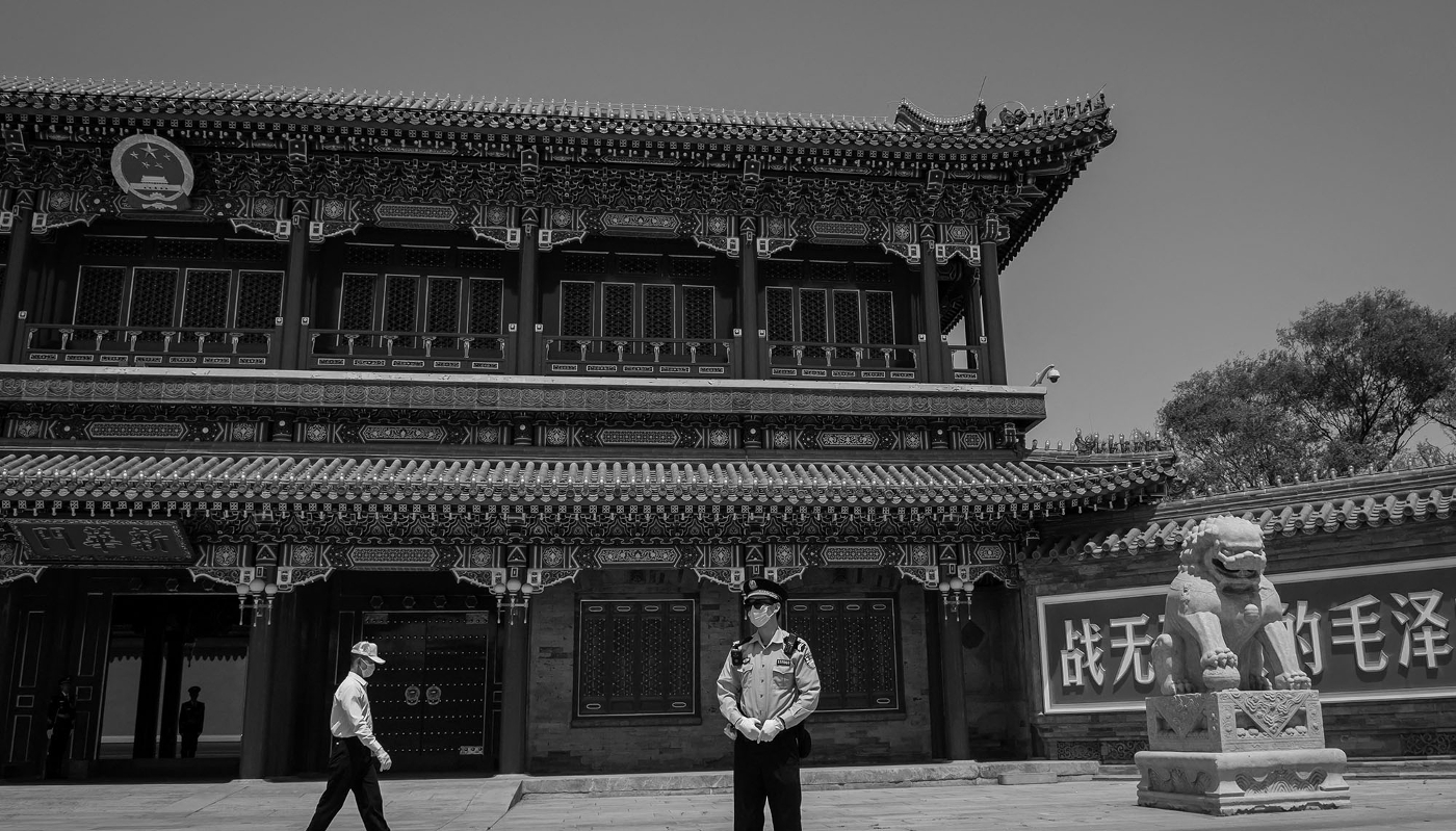 The Chinese government headquarters in Beijing, 18 May 2020.
