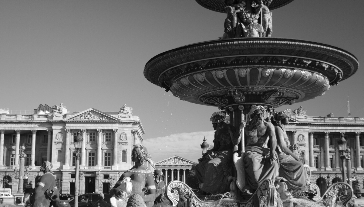 Place de la Concorde in Paris where the Hôtel de Crillon is located.