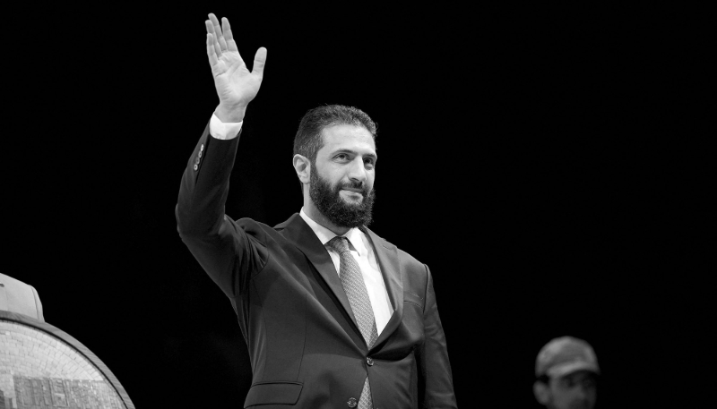 Syrian transitional president Ahmed al-Sharaa, 28 August 2025.