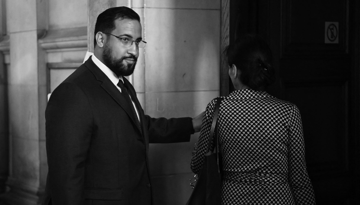 Former Élysée official Alexandre Benalla (June 2023). 
