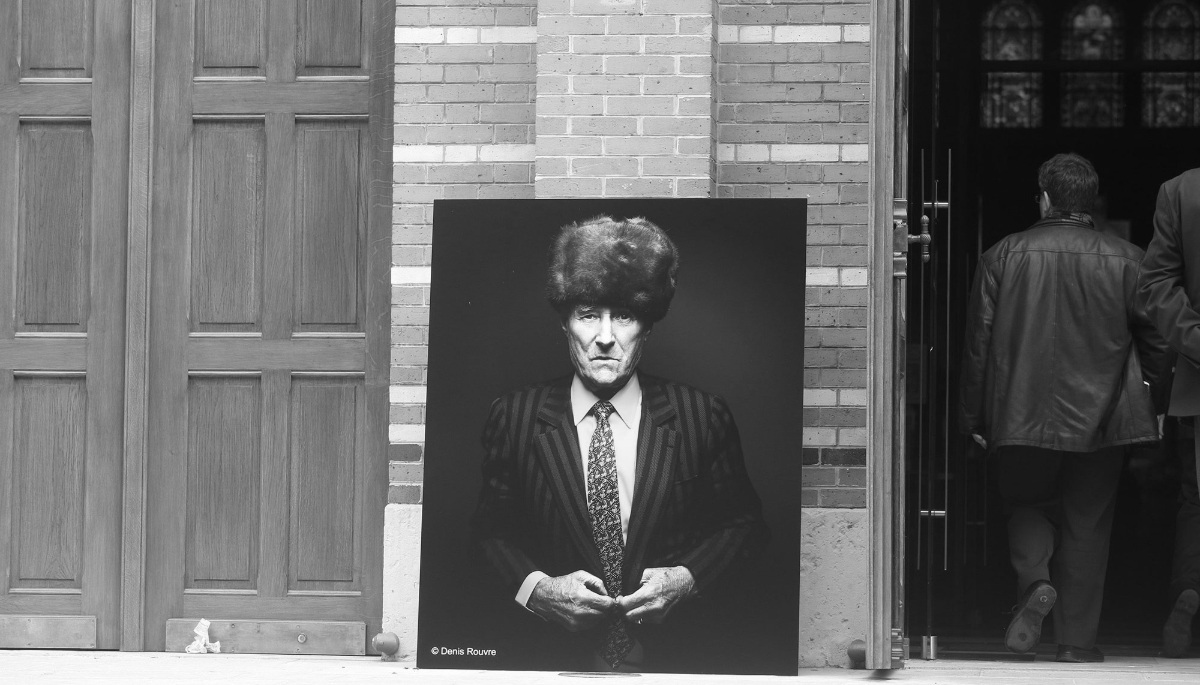 Gérard de Villiers's funeral at the church of Saint-Honoré d'Eylau in Paris.