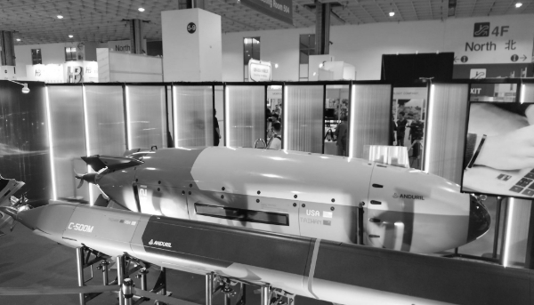 Anduril's Ghost Shark unmanned underwater vehicle (UUV).