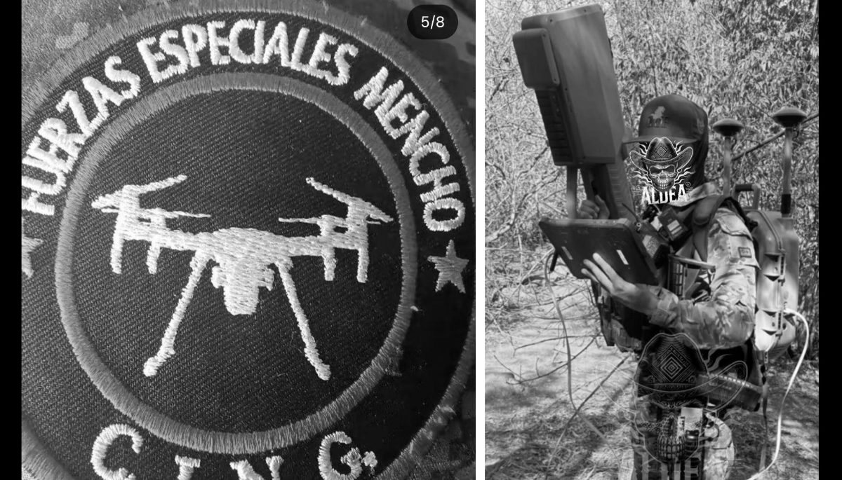 Photos taken from social networks used by the Sinaloa Cartel.