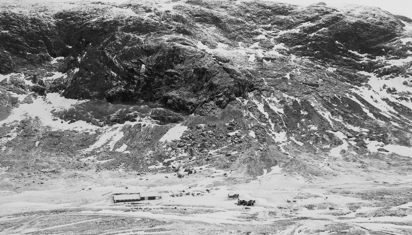 Photo taken by a drone on 22 March 2025 showing a mine in Greenland, an autonomous territory of Denmark.