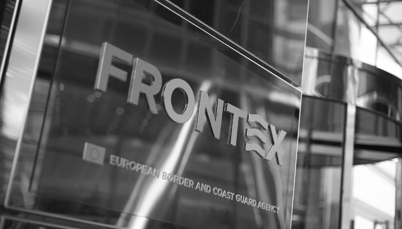 European border agency Frontex headquarters in Warsaw, on 29 April 2022.