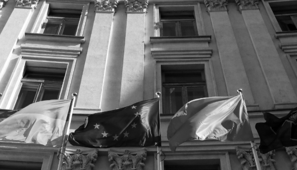 The Ministry of Foreign Affairs in Kyiv.